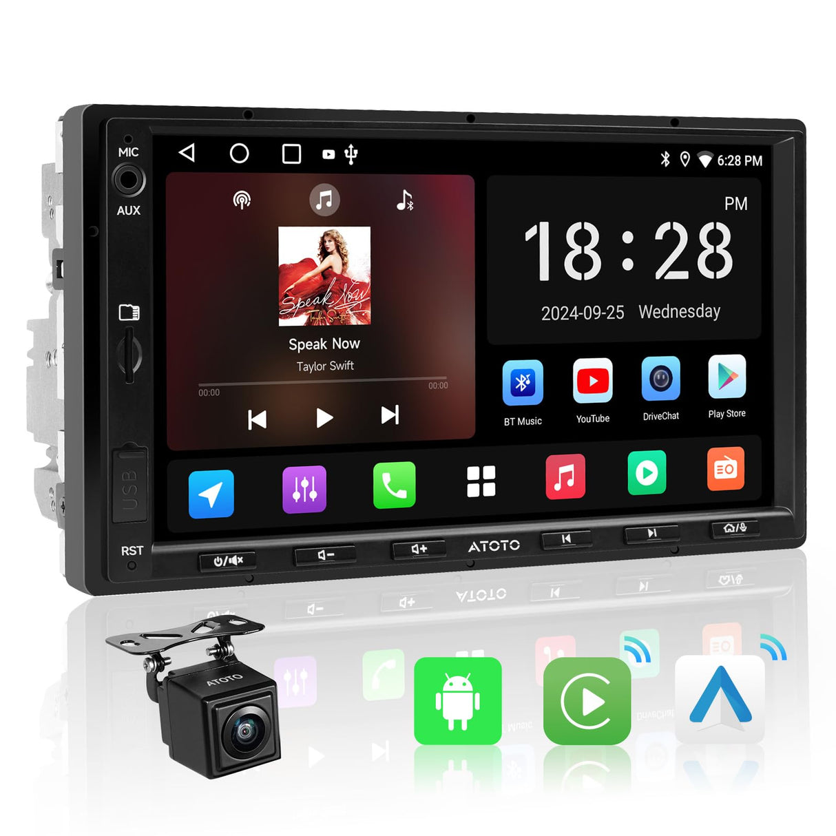 A5L 7" Double DIN Android Car Stereo