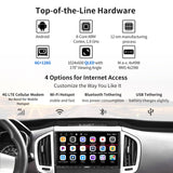 ATOTO S8 UN 7" QLED Double Din Android Car Stereo, 8-Core 6G+128G, Wireless CarPlay & Android Auto in-Dash Navigation, Built-in 4G LTE, 4 * 49W Amp, 2 Bluetooth,GPS Tracking, VSV&LRV, S8G2A79UN