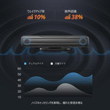 ATOTOZONE AC-MIC20 車両用 ノイズキャンセリング デュアルマイク - 明確な音声コマンドと認識、安定した音声伝送、シリコンデザイン、X10シリーズカーオーディオ専用