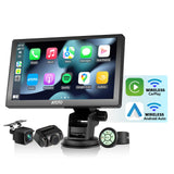 ATOTO P807PR Portable Wireless Android Auto 7inch Car Stereo, Wireless CarPlay, with 1080P Dual Recording Cameras, Remote Control, WDR & Auto Dimmer, Support Up to 128G SD