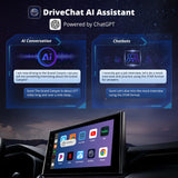 ATOTOZONE CB6 CarPlay&Android Al Box with Al Drivechat, GPS Track, 2 BT, 4G LTE, 8G+128G, Black