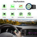 ATOTO AC-44F8 Watchband Style Wireless Remote Control with Luminous Buttons, Key Mapping, for Both ATOTO Car Stereos and Other Brands