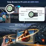 ATOTOEXCEL Portable Wireless Carplay Android Auto Screen for Car, Portable Car Stereo With Backup Camera &SWC, P5 GPS Navigation, 7in QLED Glare-Suppress Radio Receiver Mirrorlink (7inch Car Stereo)