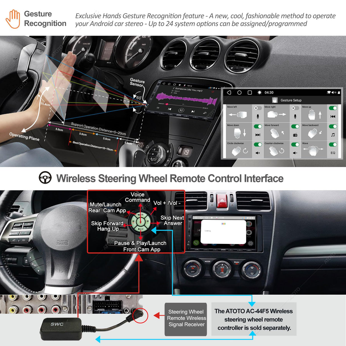 S8G2A78UL-N 7" Android Doubule Din Car Stereo