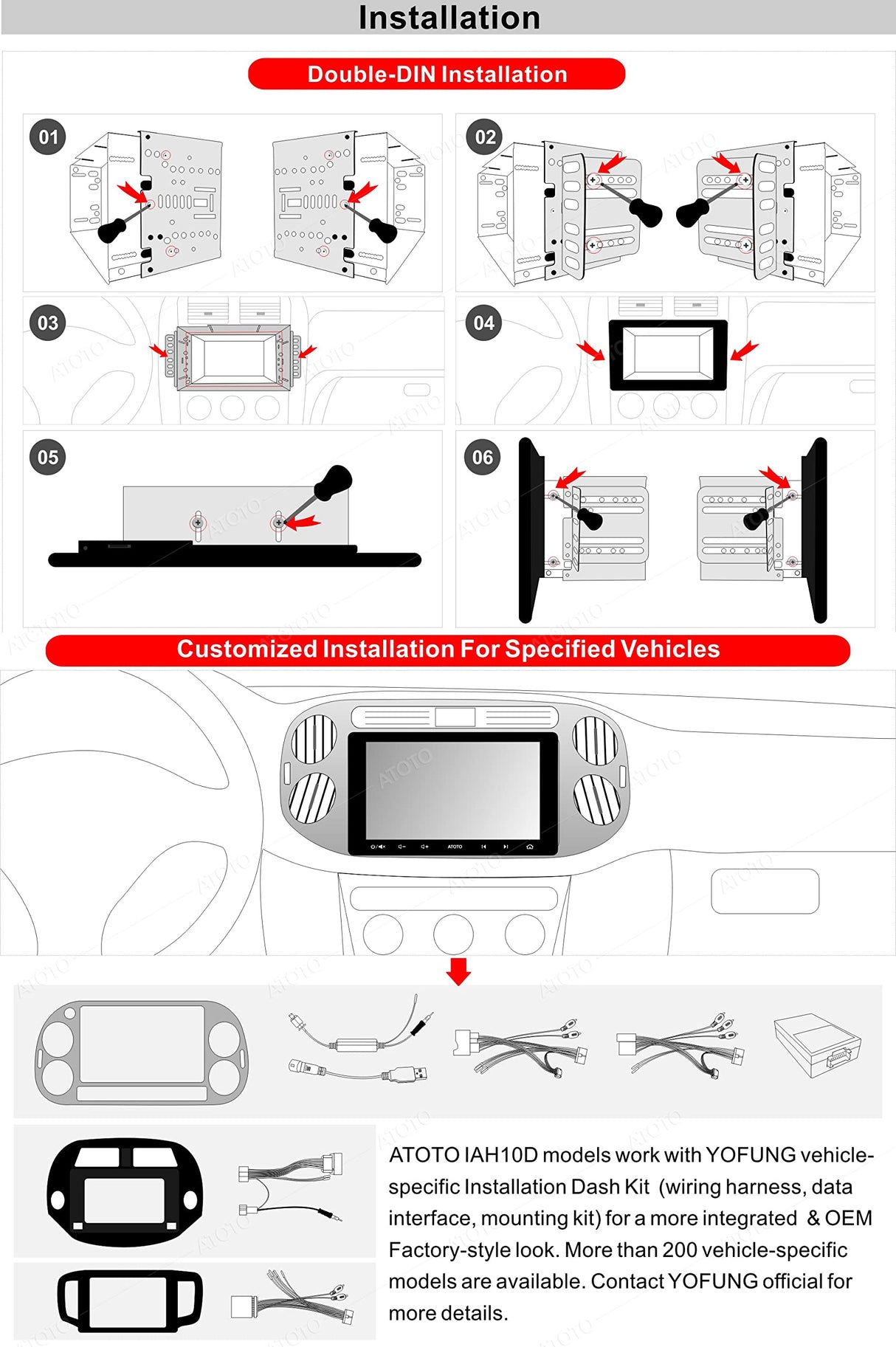 S8G2114PM 2nd Gen 10.1"  Android Double Din Car Stereo